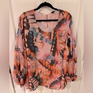 Torrid 4 Butterfly Blouse